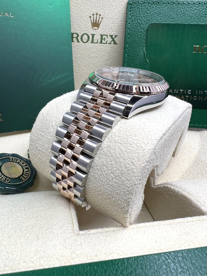 【1:1 Super Clone】  Datejust 36mm 126231 Rose Dial Oyster Bracelet