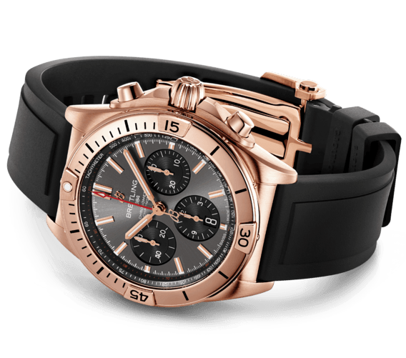 【1:1 Super Clone】Breitling Watch Chronomat B01 42 Anthracite Rubber