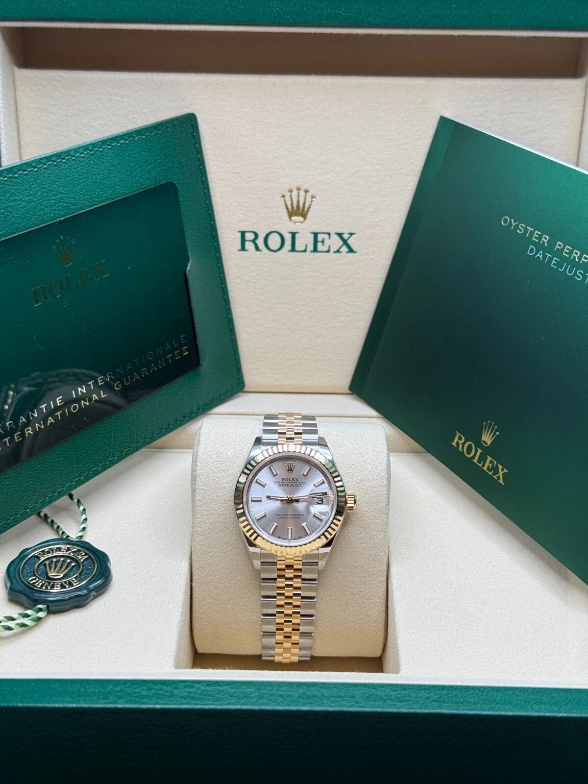 【1:1 Super Clone】 Lady-Datejust 28mm 279173 Silver Index Dial Oyster Bracelet
