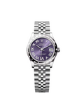 【1:1 Super Clone】 Datejust m278344-0027/0028 Aubergine Diamond Dial 31mm Oyster