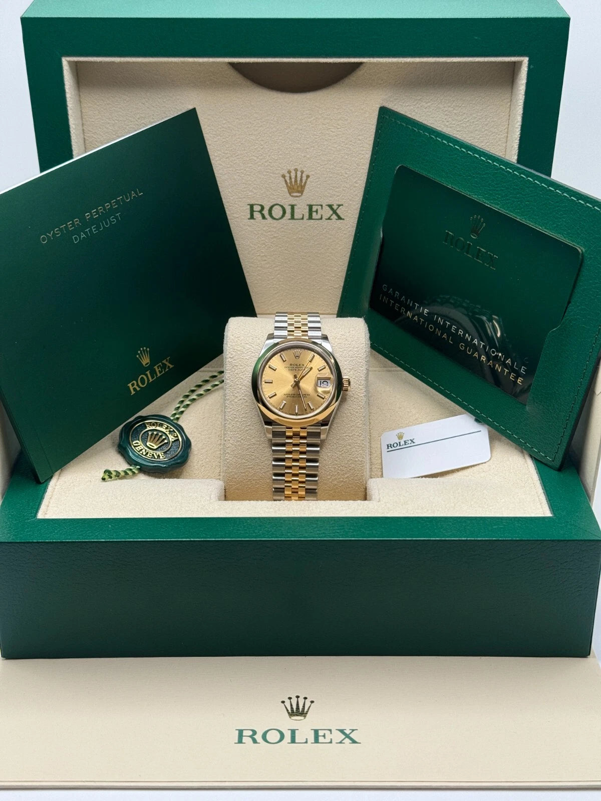 【1:1 Super Clone】 Datejust m278243-0013/0014  31mm Champagne Dial Yellow Rolesor Oyster Watch