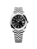 【1:1 Super Clone】 Datejust 41mm 126300 Black Index Oyster 41mm Stainless Steel Watch