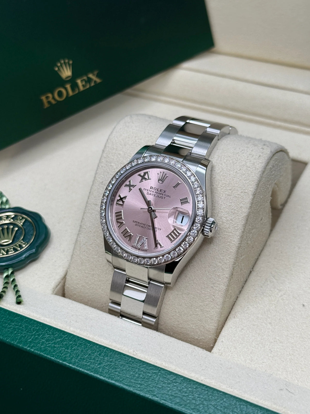 【1:1 Super Clone】 Datejust m278384RBR-0027/0028 Pink 31mm Dial Oyster Watch
