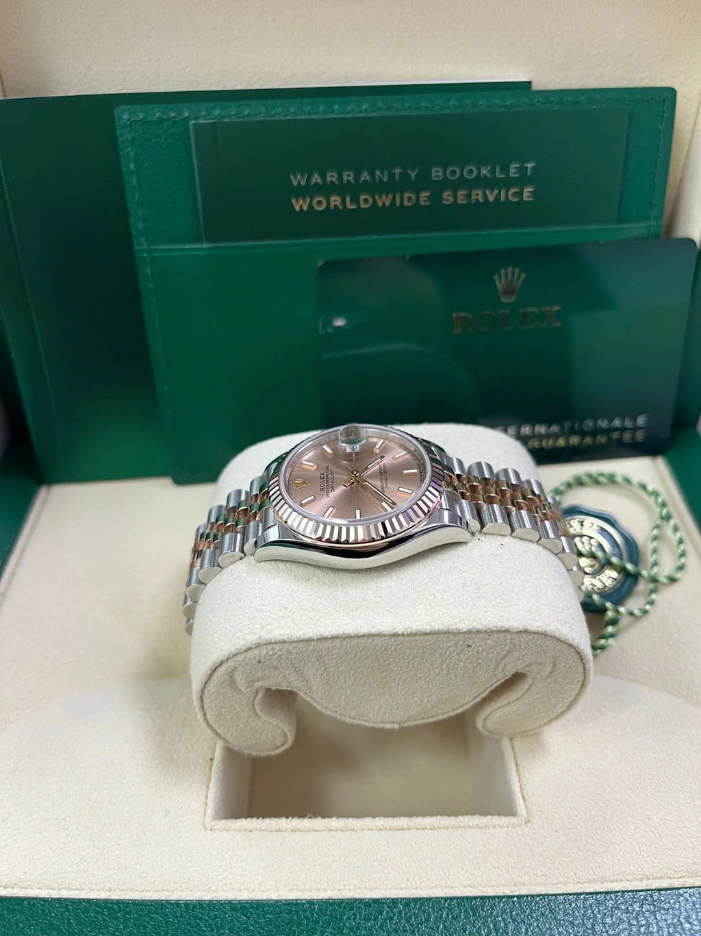【1:1 Super Clone】 Lady-Datejust 28mm 279171 Sundust Index Oyster Stainless Steel and Rose Gold