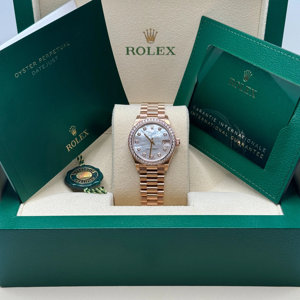 【1:1 Super Clone】 Datejust m278285RBR-0005 Mother-of-Pearl 31mm Dial