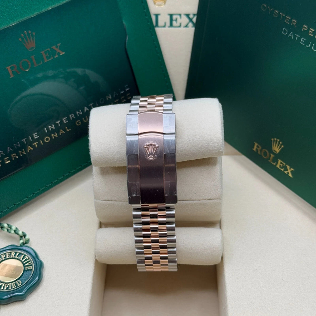 【1:1 Super Clone】 Datejust 41mm 126331 Chocolate Index Jubilee Steel and Everose Gold Watch