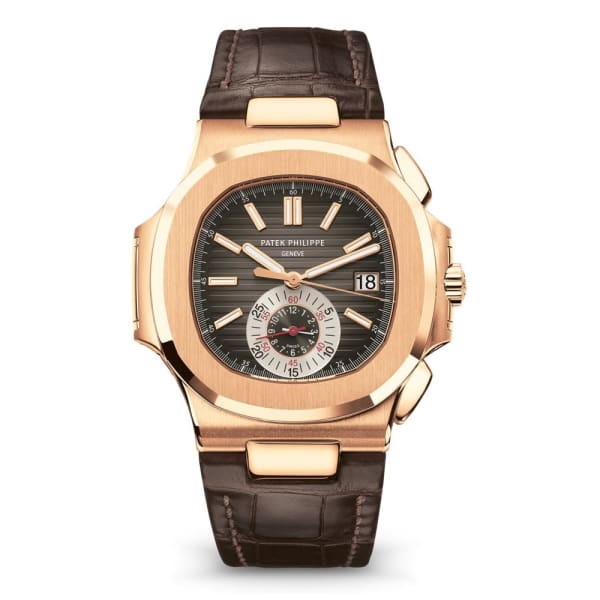 【1:1 Super Clone】Patek Philippe Watches Nautilus Mens Rose Gold 5980R-001