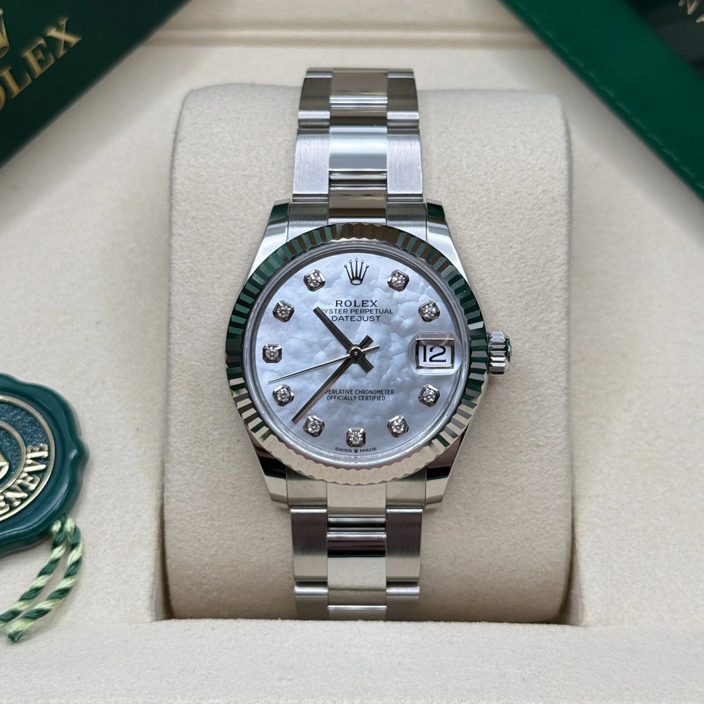 【1:1 Super Clone】 Datejust m278384RBR-0007/0008 Mother-of-Pearl 31mm Dial Oyster Watch