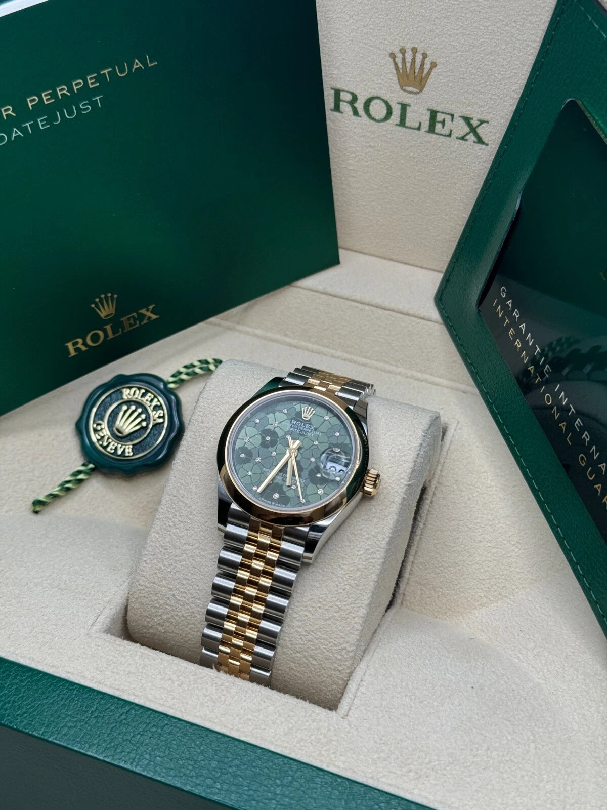 【1:1 Super Clone】 Datejust m278243-0031/0032 31mm Green Dial watch