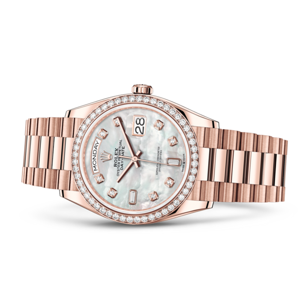 LadyRolex DAY-DATE 36，128345RBR