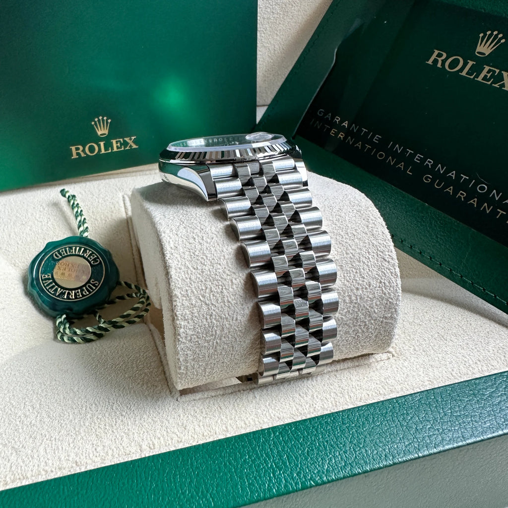 【1:1 Super Clone】  Datejust 36mm 126234 Blue Diamond Dial Stainless Steel Jubilee Mens Watch