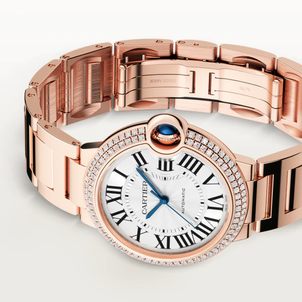 【1:1 Super Clone】BALLON BLEU Diamond Rose Gold 36mm