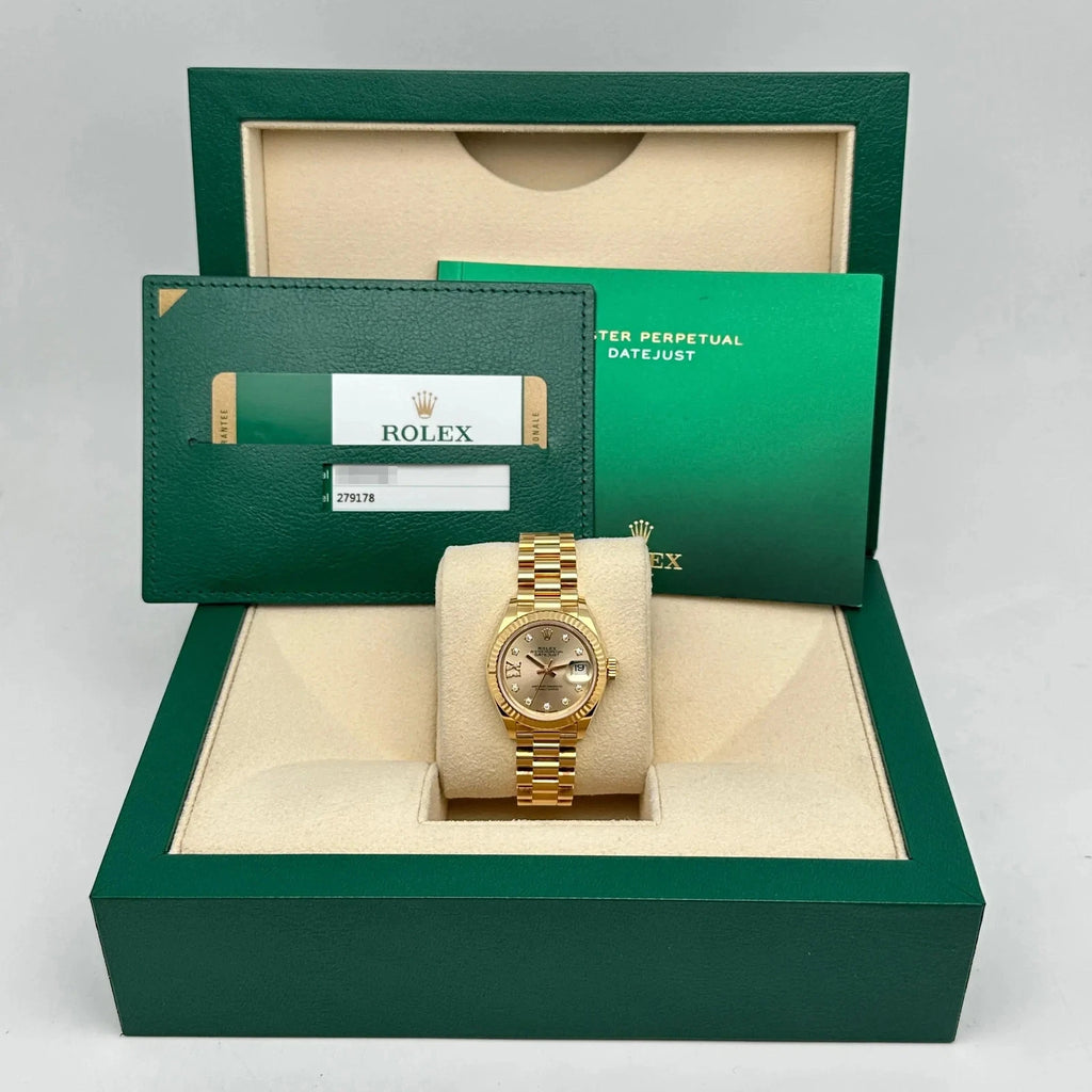 【1:1 Super Clone】 Lady-Datejust 28mm 279178  Champagne Diamond Dial