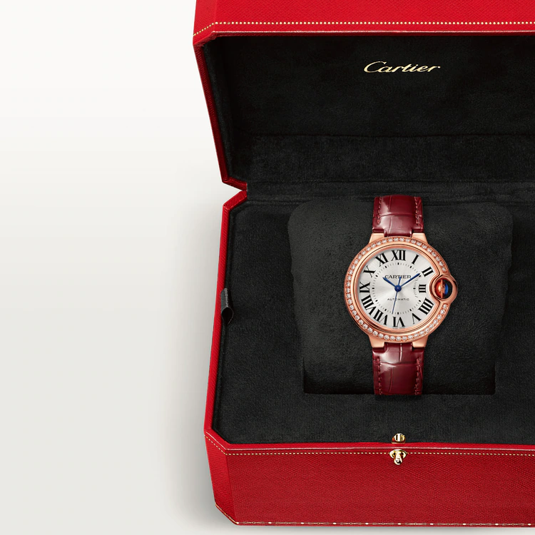 【1:1 Super Clone】BALLON BLEU Diamond Rose Gold 33mm