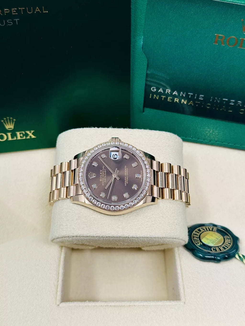 【1:1 Super Clone】 Datejust m278285RBR-0006 Chocolate Dial 31mm