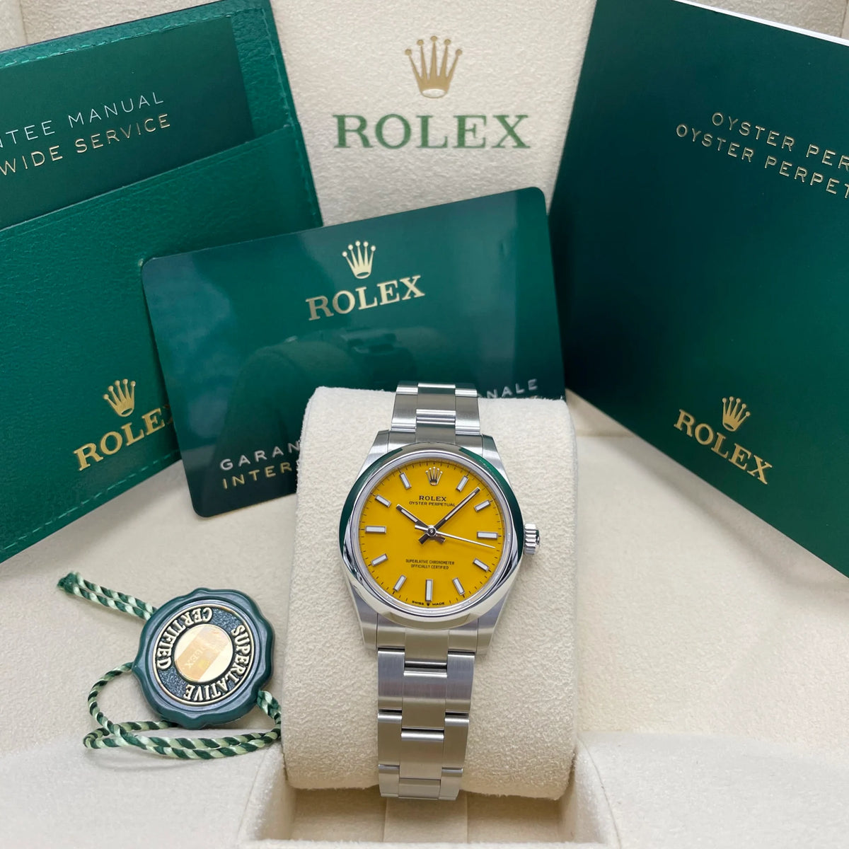 【1:1 Super Clone】 Oyster Perpetual 31mm 277200 Yellow Index