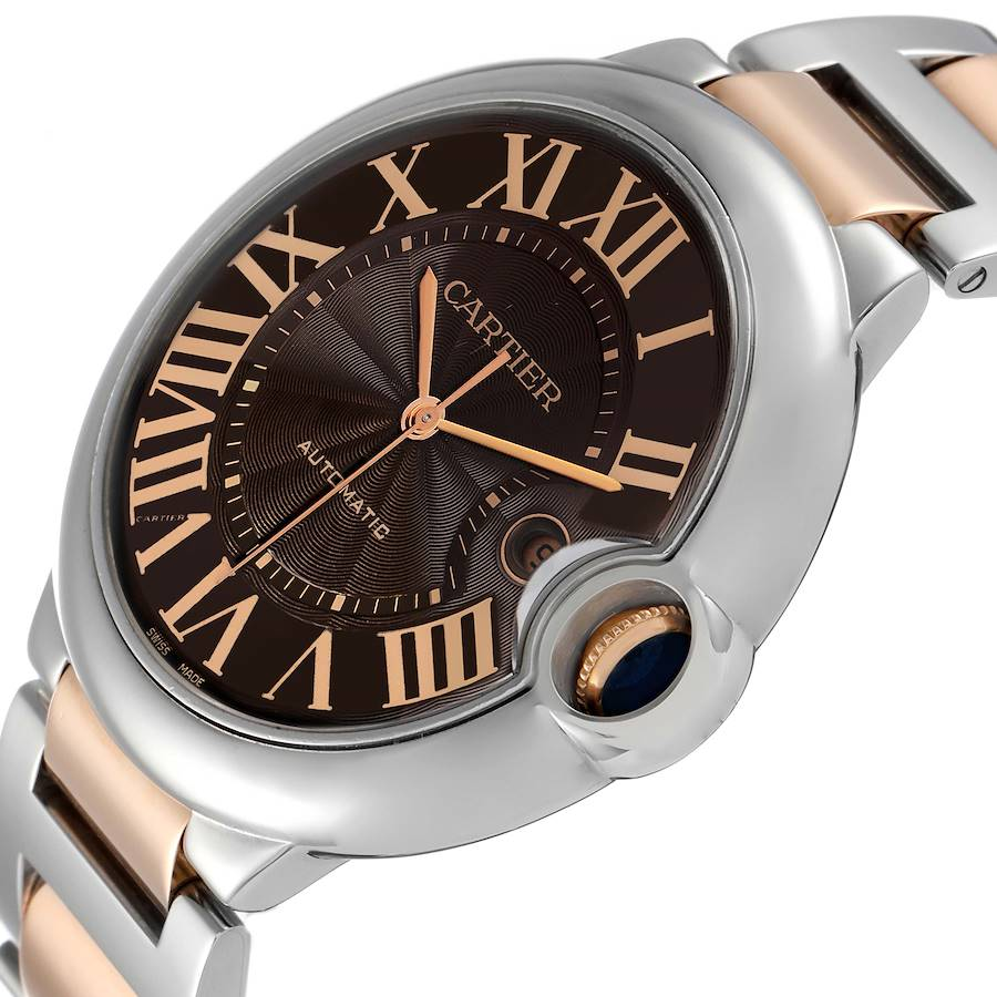 【1:1 Super Clone】BALLON BLEU Rose Gold Mix Chocolate 42mm