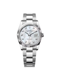 【1:1 Super Clone】  Datejust 36mm 126234 Mother of Pearl Diamond Dial Oyster Stainless Steel