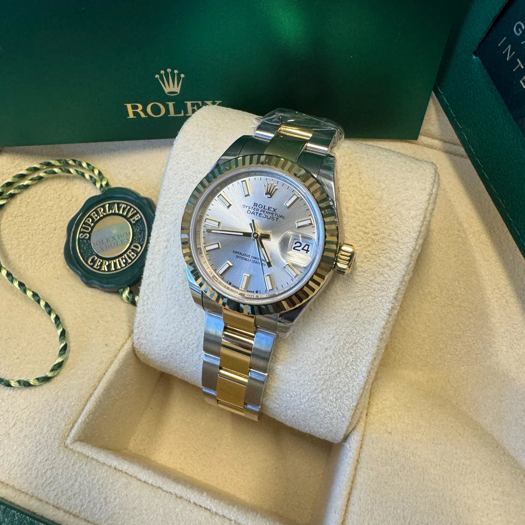 【1:1 Super Clone】 Lady-Datejust 28mm 279173 Silver Index Dial Oyster Bracelet