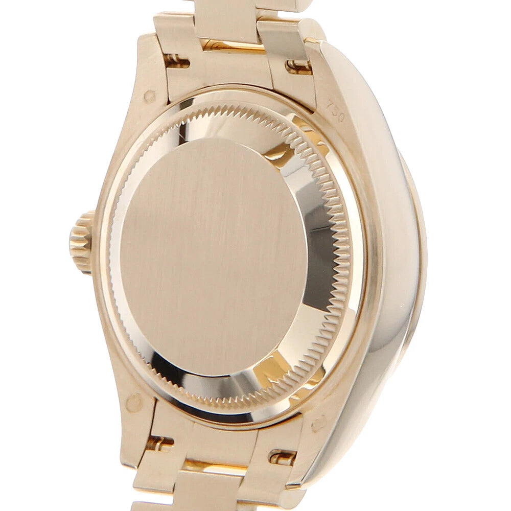 【1:1 Super Clone】 Lady-Datejust 28mm 279138RBR Champagne Diamond Dial and Diamond Bezel Yellow Gold Bracelet