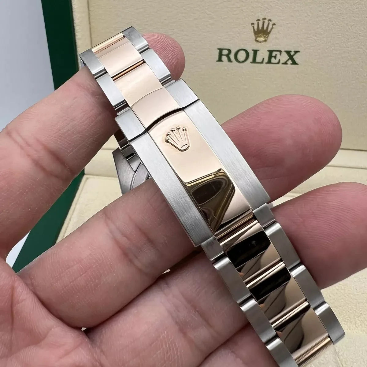 【1:1 Super Clone】 Datejust 41mm 126301 Sundust Diamond Jubilee Steel and Everose Gold Watch