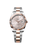 【1:1 Super Clone】 Datejust 41mm 126331 Sundust Index Oyster Steel and Everose Gold Watch