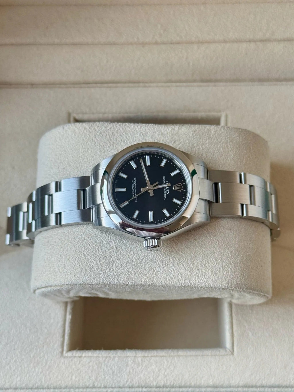 【1:1 Super Clone】 Oyster Perpetual 28mm 276200-0010 Black Dial Oyster Bracelet Watch