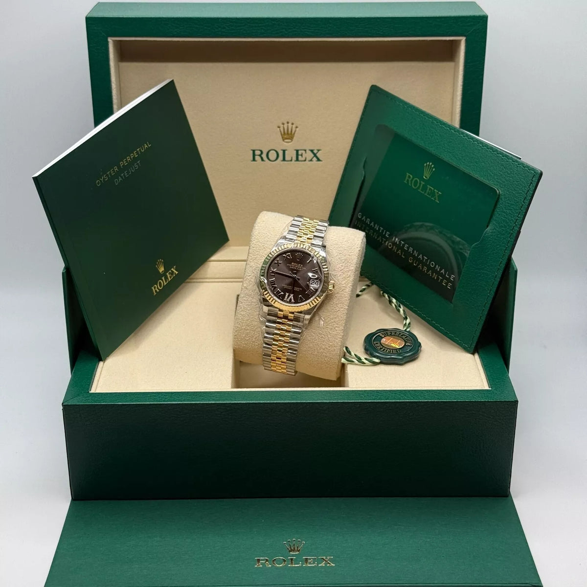 【1:1 Super Clone】 Datejust m278273-0017/0018 31mm Dark Grey Dial Stainless Steel and Yellow Gold Oyster Watch