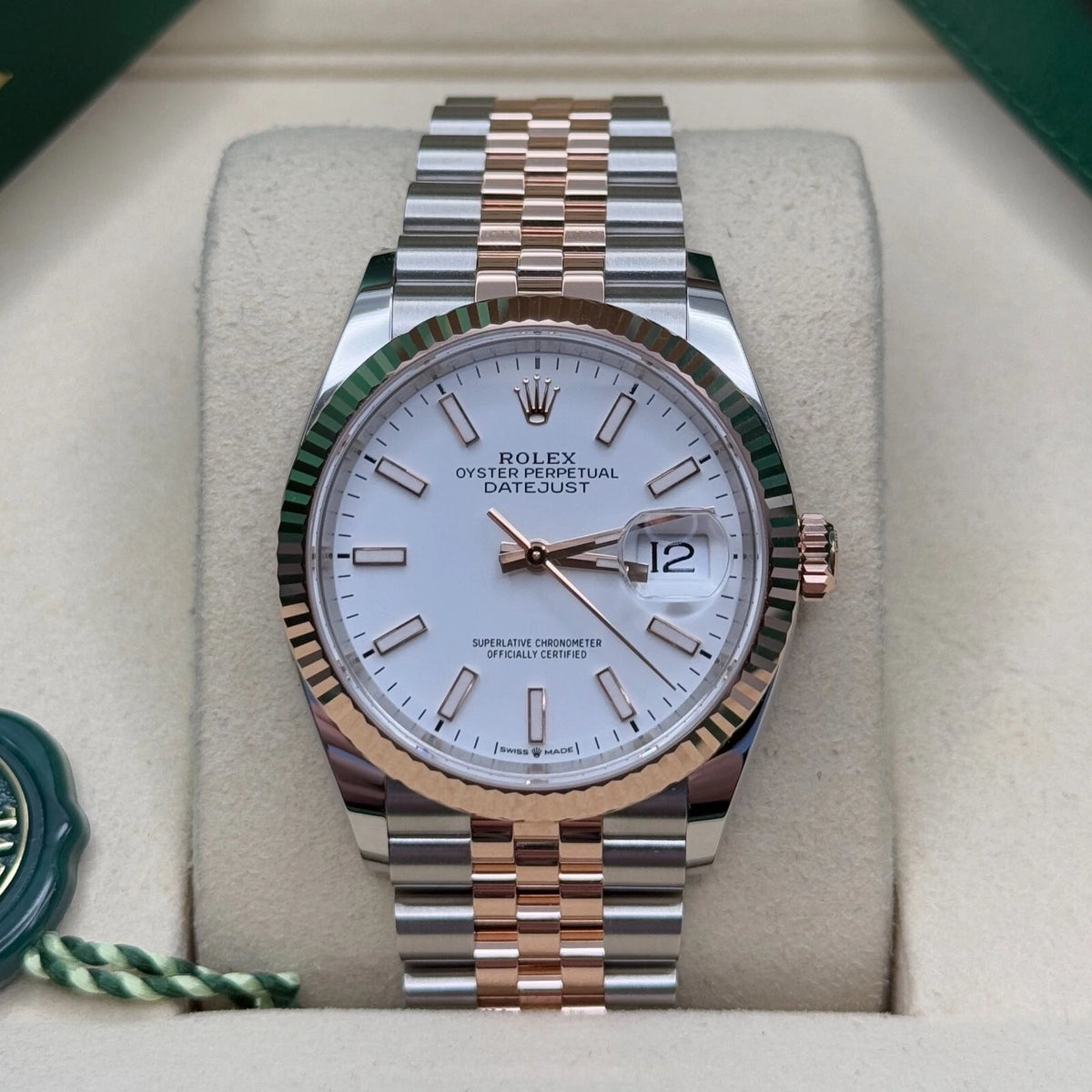 【1:1 Super Clone】  Datejust 36mm 126231 White Dial Jubilee Bracelet