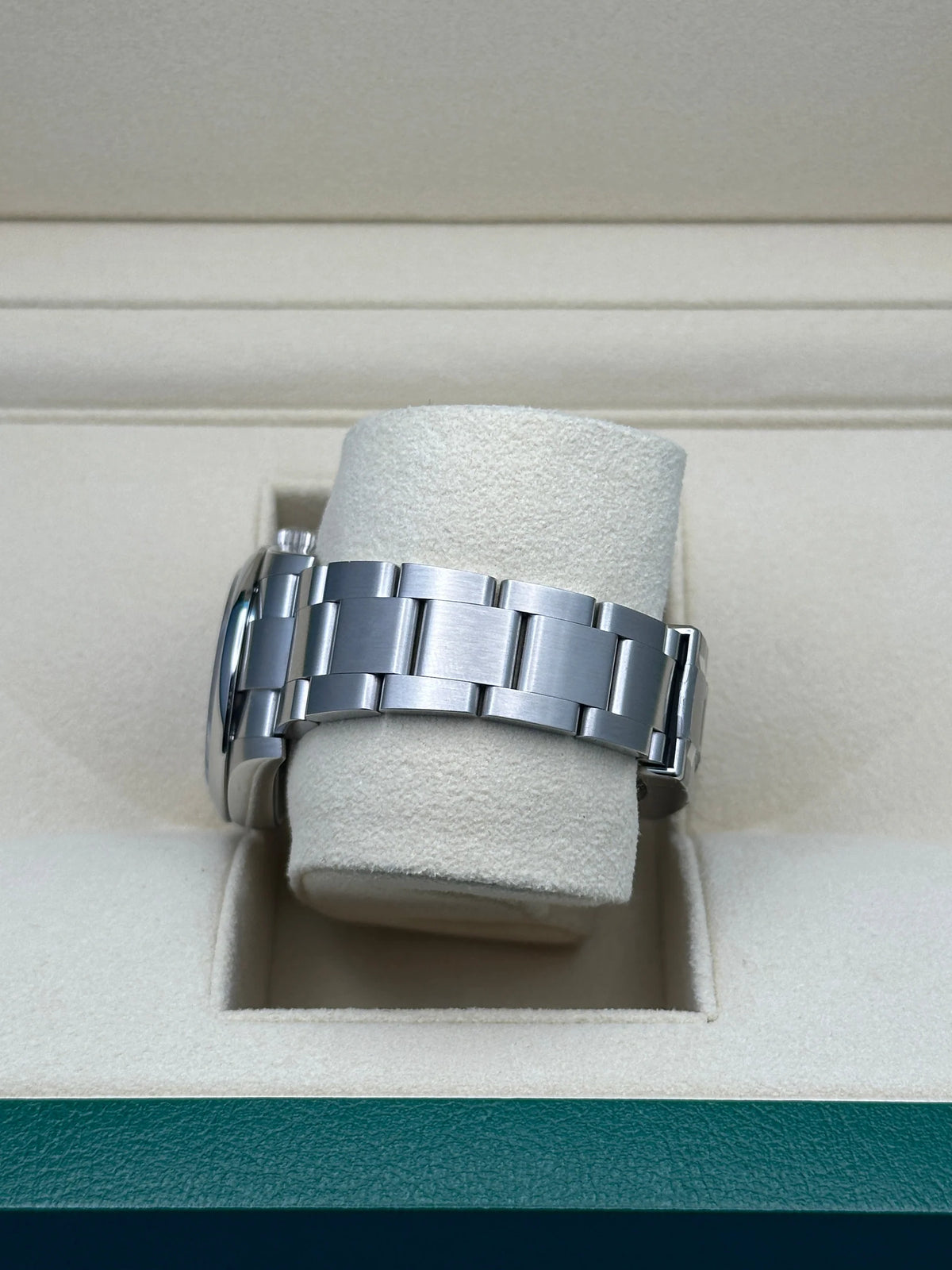 【1:1 Super Clone】 Oyster Perpetual 34mm 124200  Blue Dial Oyster Stainless Steel Bracelet