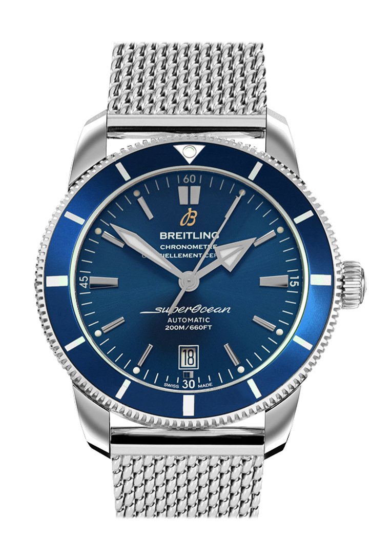 【1:1 Super Clone】BREITLING Superocean Heritage II Automatic Chronometer Blue Dial Men's Watch AB2010161 C1A1