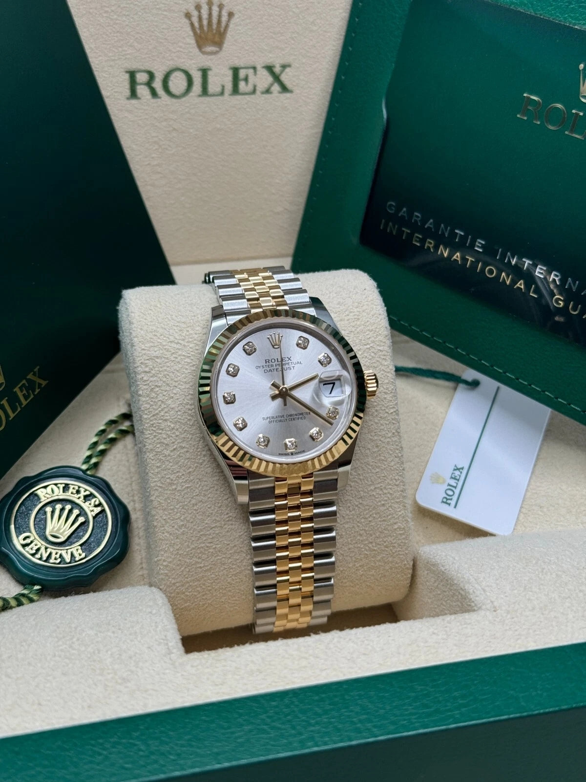 【1:1 Super Clone】 Datejust m278273-0019/0020 31mm Silver Dial Stainless Steel and Yellow Gold Oyster Watch