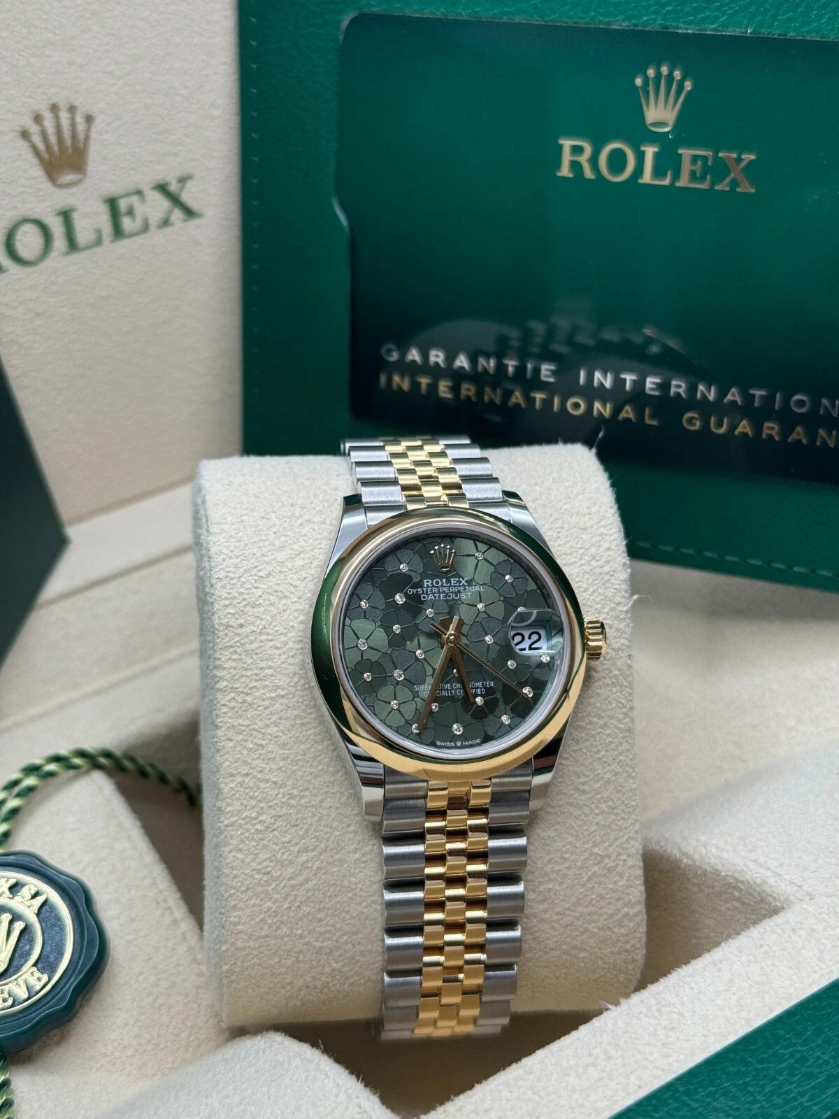 【1:1 Super Clone】 Datejust m278243-0031/0032 31mm Green Dial watch