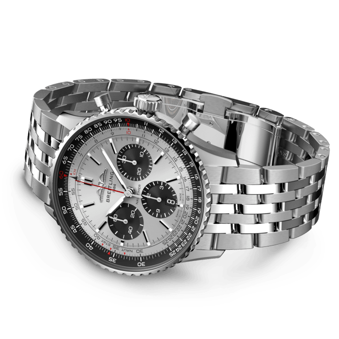 【1:1 Super Clone】Breitling AB0138241G1A1 Navitimer B01 Silver Dial