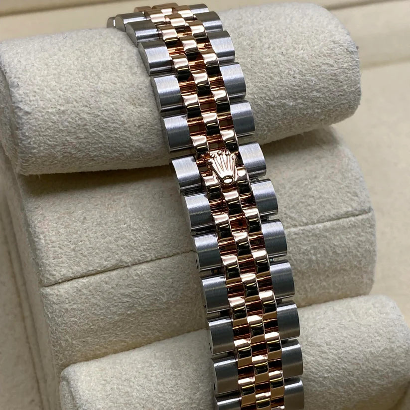 【1:1 Super Clone】 Lady-Datejust 28mm 279171 Chocolate Index Oyster Stainless Steel and Rose Gold