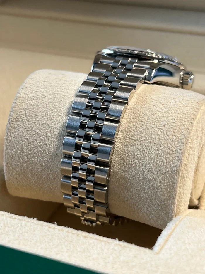 【1:1 Super Clone】 Lady-Datejust 28mm 279384RBR White Mother-of-Pearl Dial Oyster Bracelet