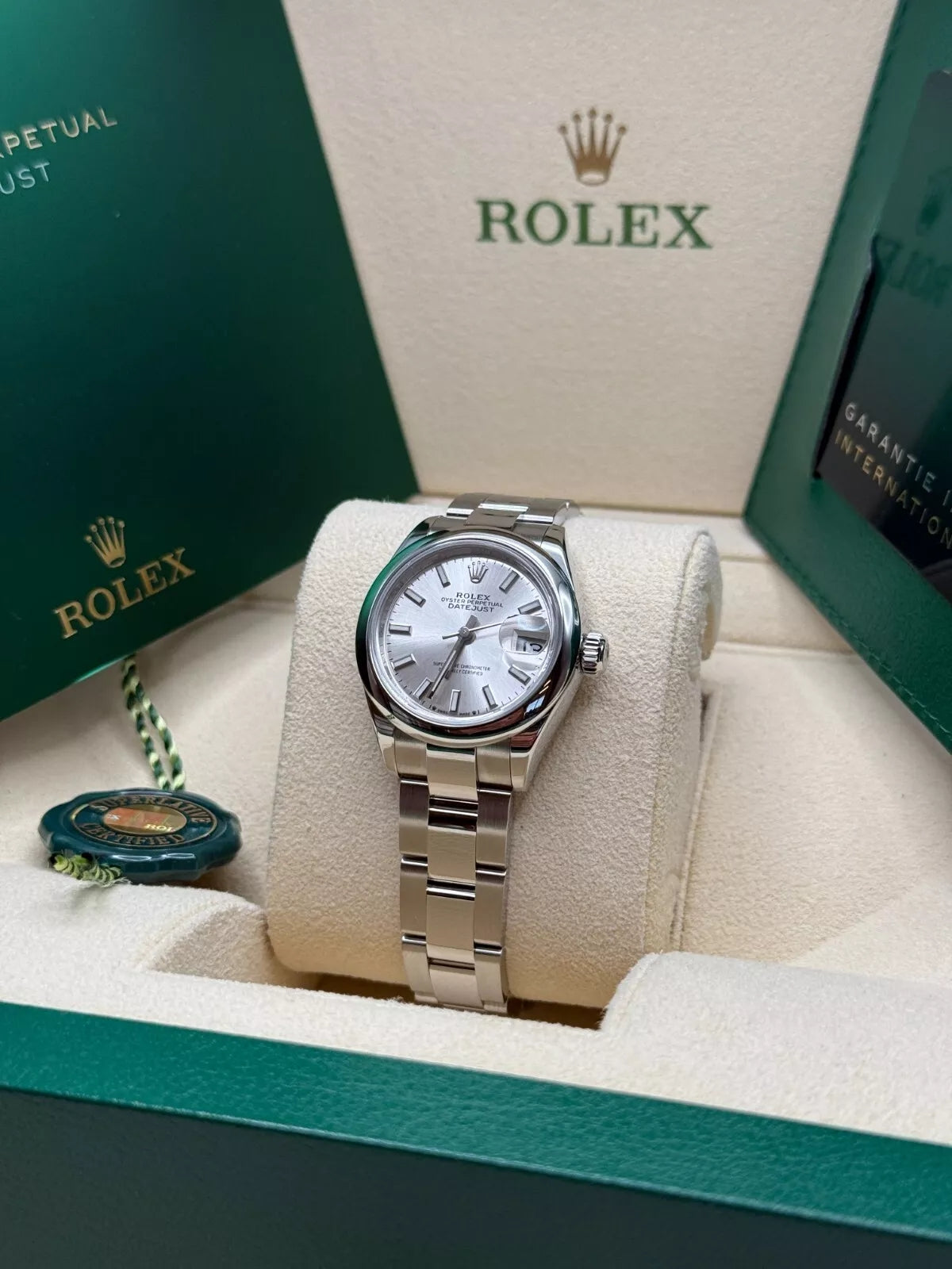 【1:1 Super Clone】 Lady-Datejust 28mm  m279160 Oyster Perpetual Silver Dial Oyster Bracelet