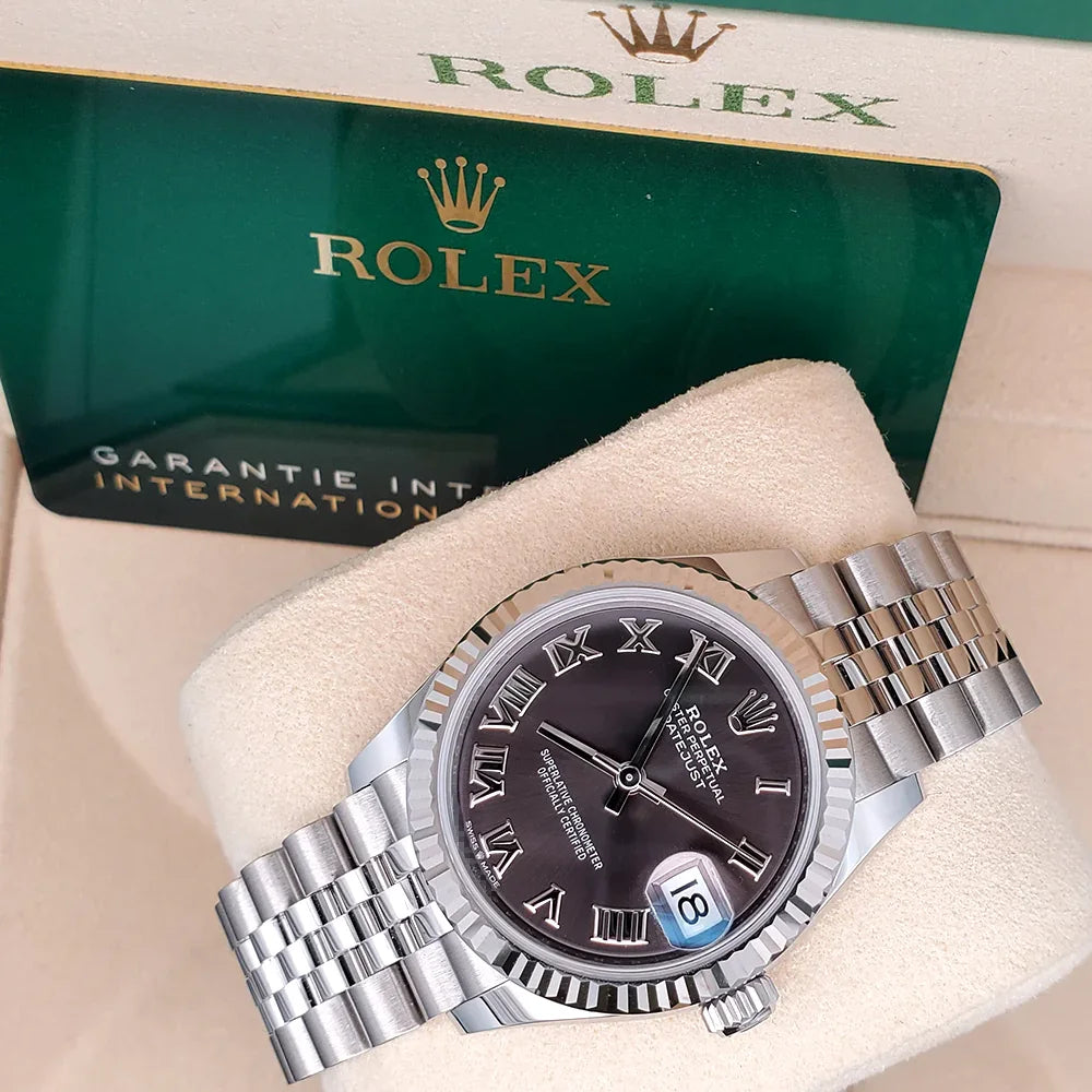 【1:1 Super Clone】 Datejust m278274-0021/0022 Dark Grey Roman 31mm Dial Oyster Watch