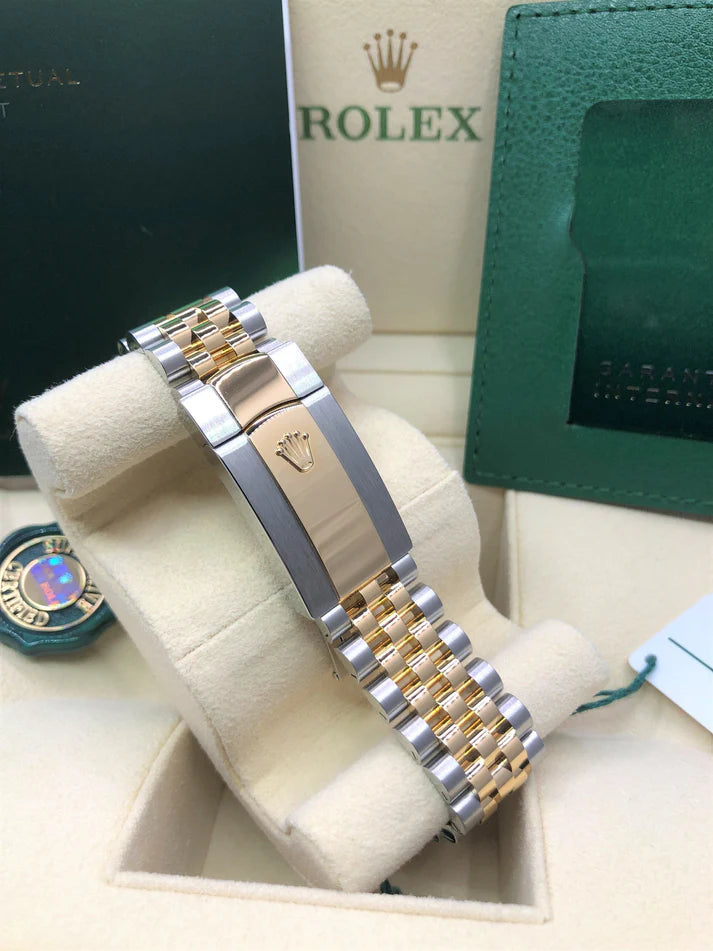 【1:1 Super Clone】  Datejust 36mm 126233 Golden Palm Motif Dial Jubilee Bracelet Watch