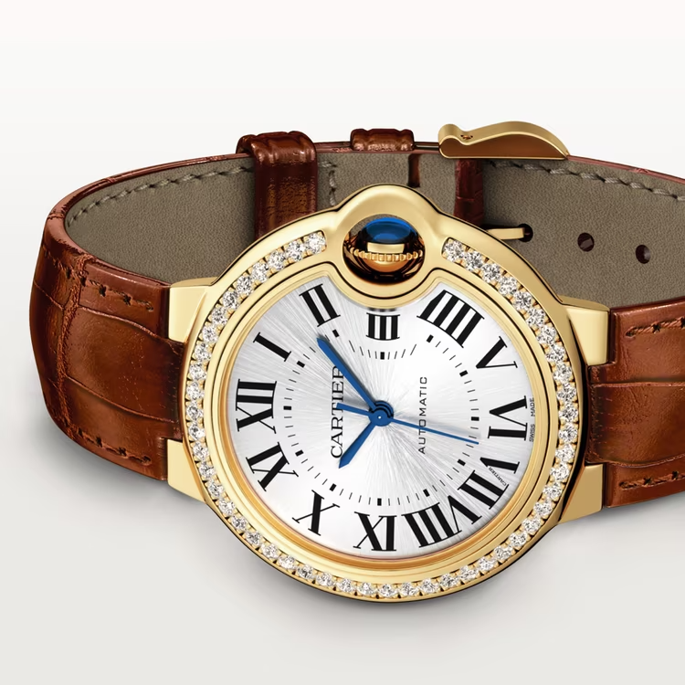【1:1 Super Clone】BALLON BLEU Diamond Yellow Gold 33mm
