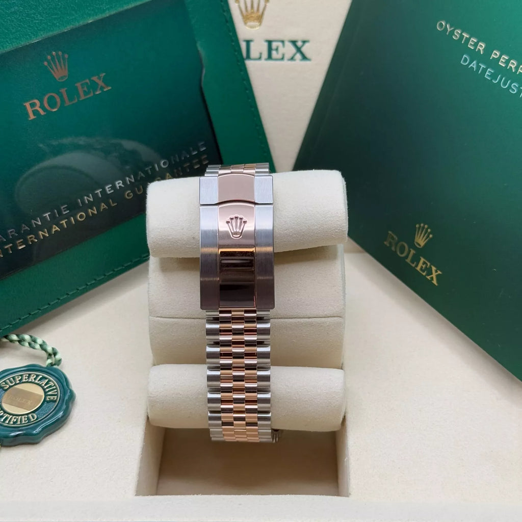 【1:1 Super Clone】 Datejust 41mm 126331 Oyster Band Steel and Everose Gold Men’s Watch