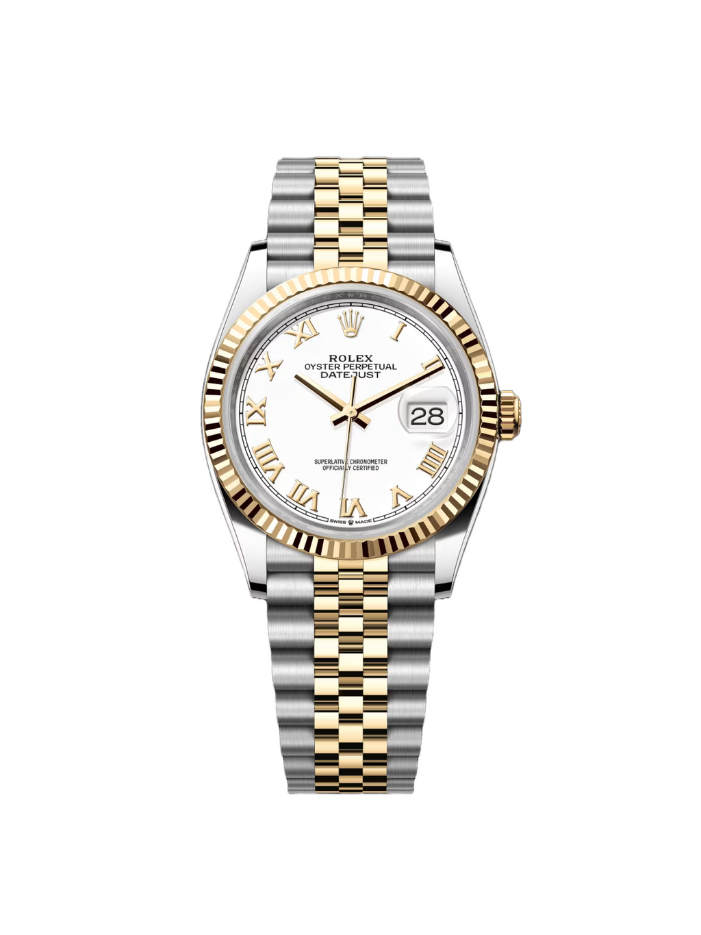 【1:1 Super Clone】  Datejust 36mm 126233 White Dial Oyster Bracelet Watch