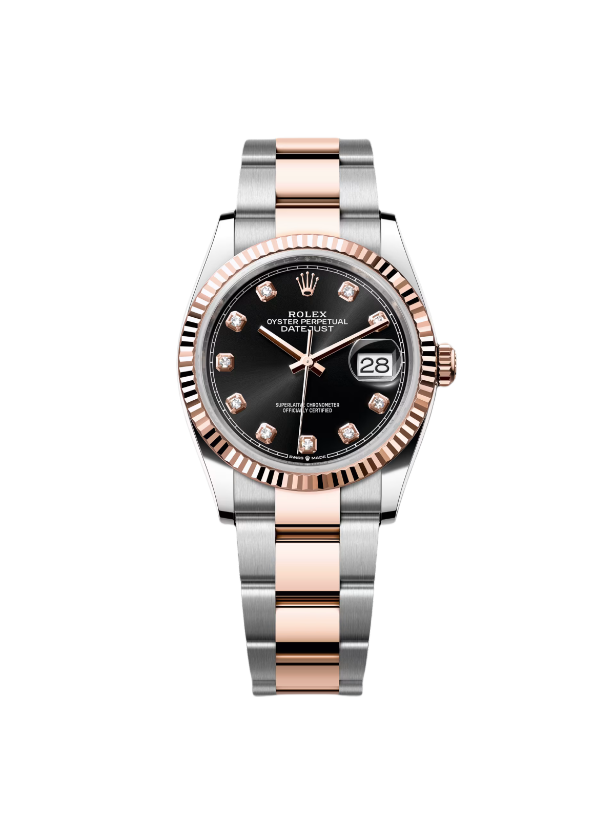 【1:1 Super Clone】  Datejust 36mm 126231 Black Dial 36mm Oyster Bracelet
