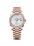 【1:1 Super Clone】  Day-Date Mother of Pearl Diamonds Dial  228345rbr-0026