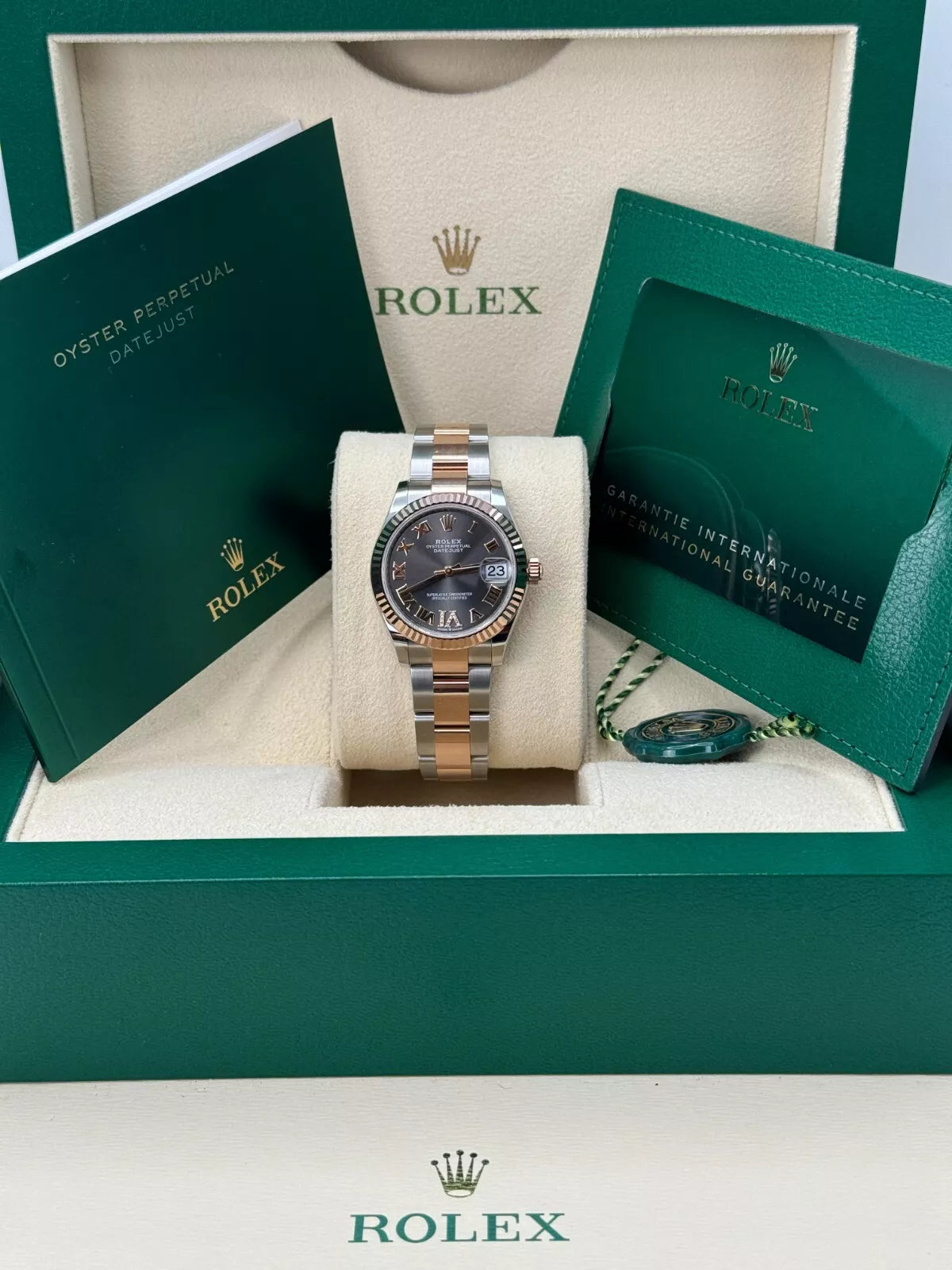【1:1 Super Clone】 Datejust m278271-0029/0030 Slate 31mm Dial Oyster Bracelet Watch