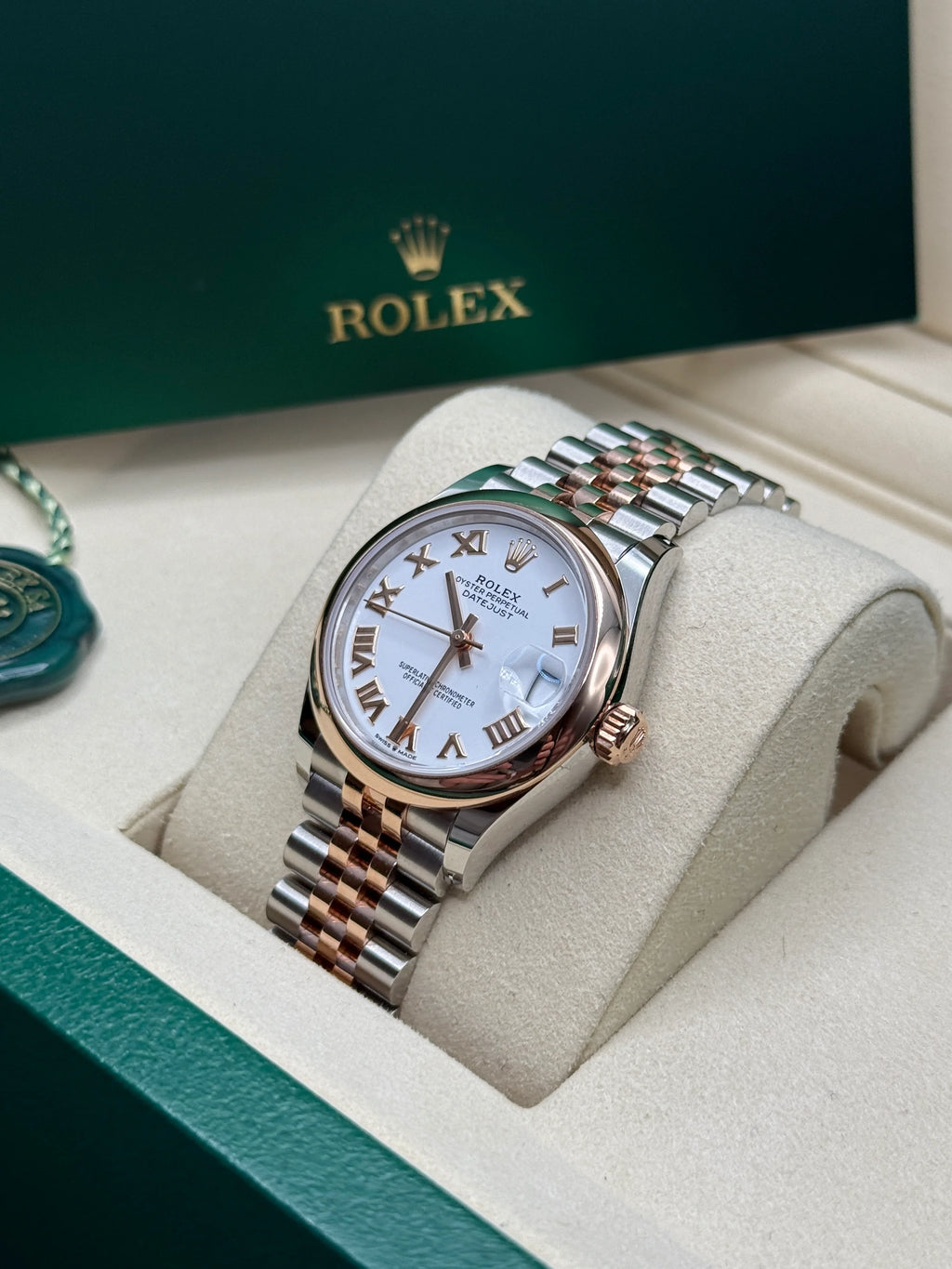 【1:1 Super Clone】 Datejust m278241-0001/0002 White 31mm Dial Oyster Bracelet Watch