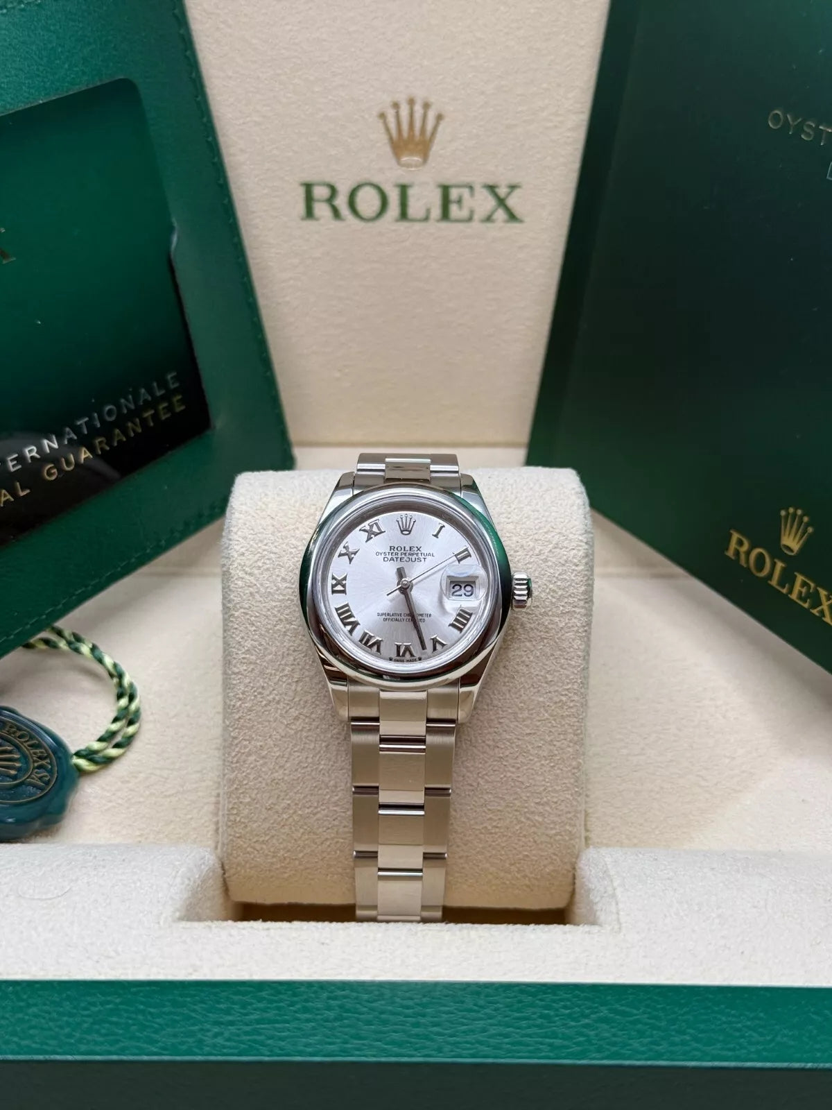 【1:1 Super Clone】 Lady-Datejust 28mm  m279160 Oyster Perpetual Silver Dial Oyster Bracelet
