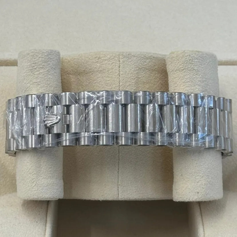 【1:1 Super Clone】  Day-Date "President" 40mm Platinum Meteorite Diamond Baguette Dial - 228236