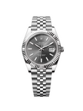 【1:1 Super Clone】  Datejust 41mm 126334 Dark Rhodium Index Jubilee Stainless Steel