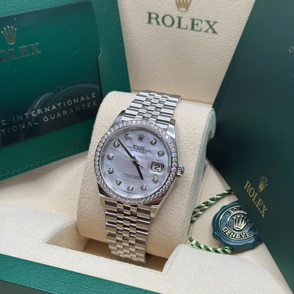 【1:1 Super Clone】  Datejust 36mm 126284 Mother-of-Pearl Dial Oyster Bracelet